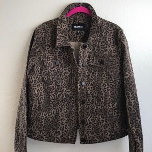 Animal print jacket, tags attached